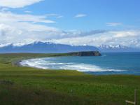 Landzunge an der Skjálfandi Bucht
